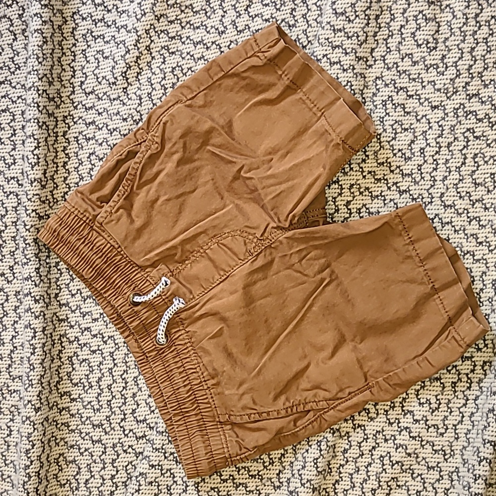 H&M Dark Brown Khaki Lightweight Shorts Size 3